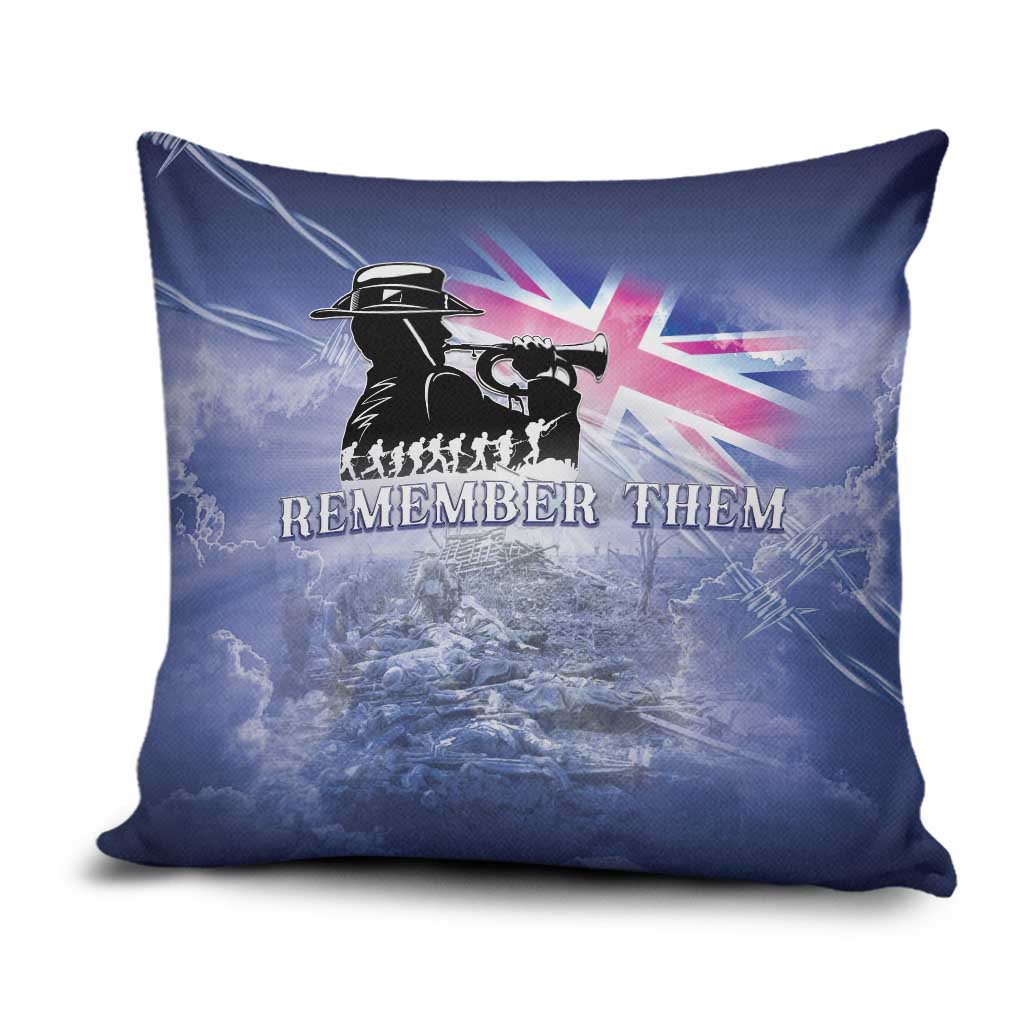 Australia ANZAC Day Pillow Cover Battle Of Passchendaele Remember Them