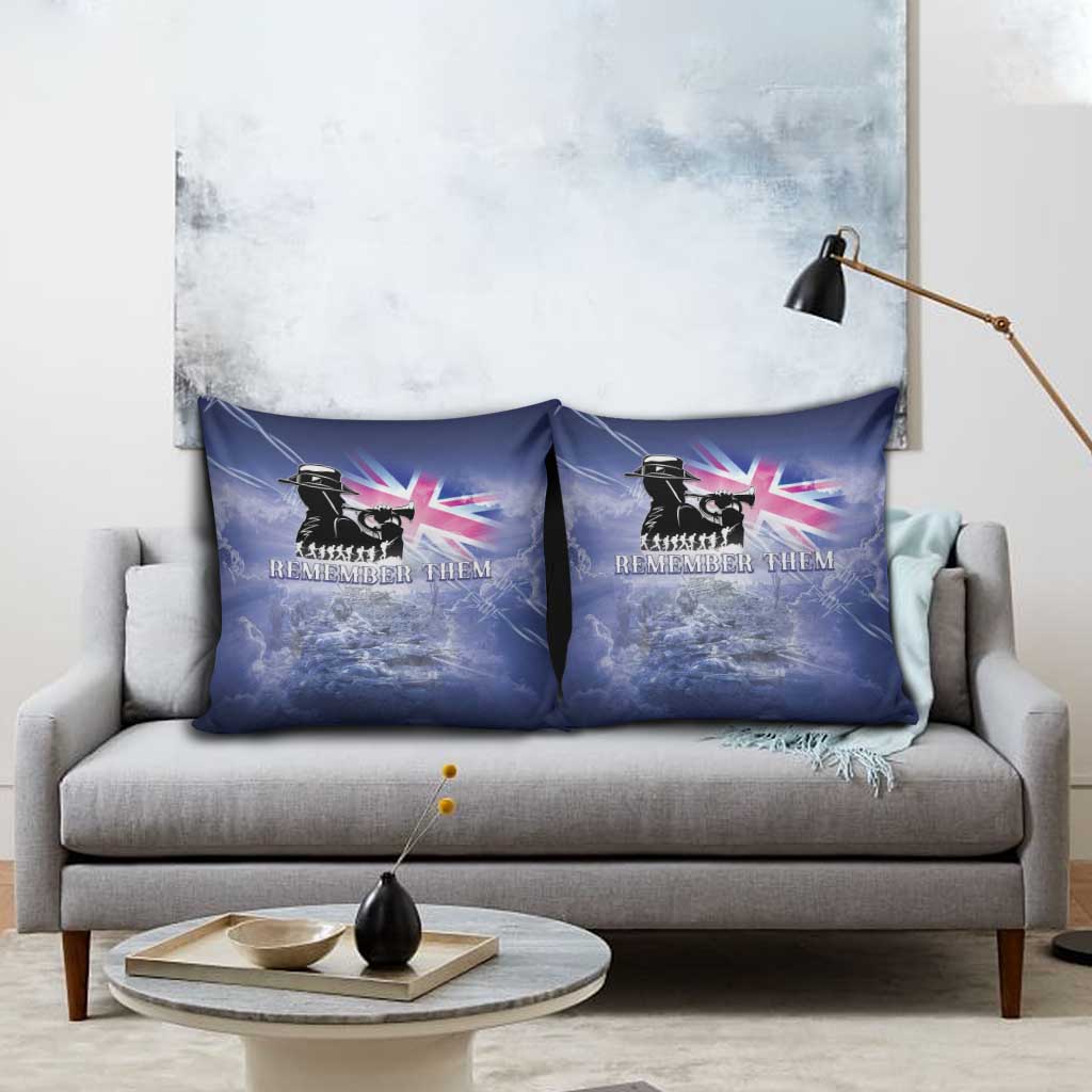 Australia ANZAC Day Pillow Cover Battle Of Passchendaele Remember Them