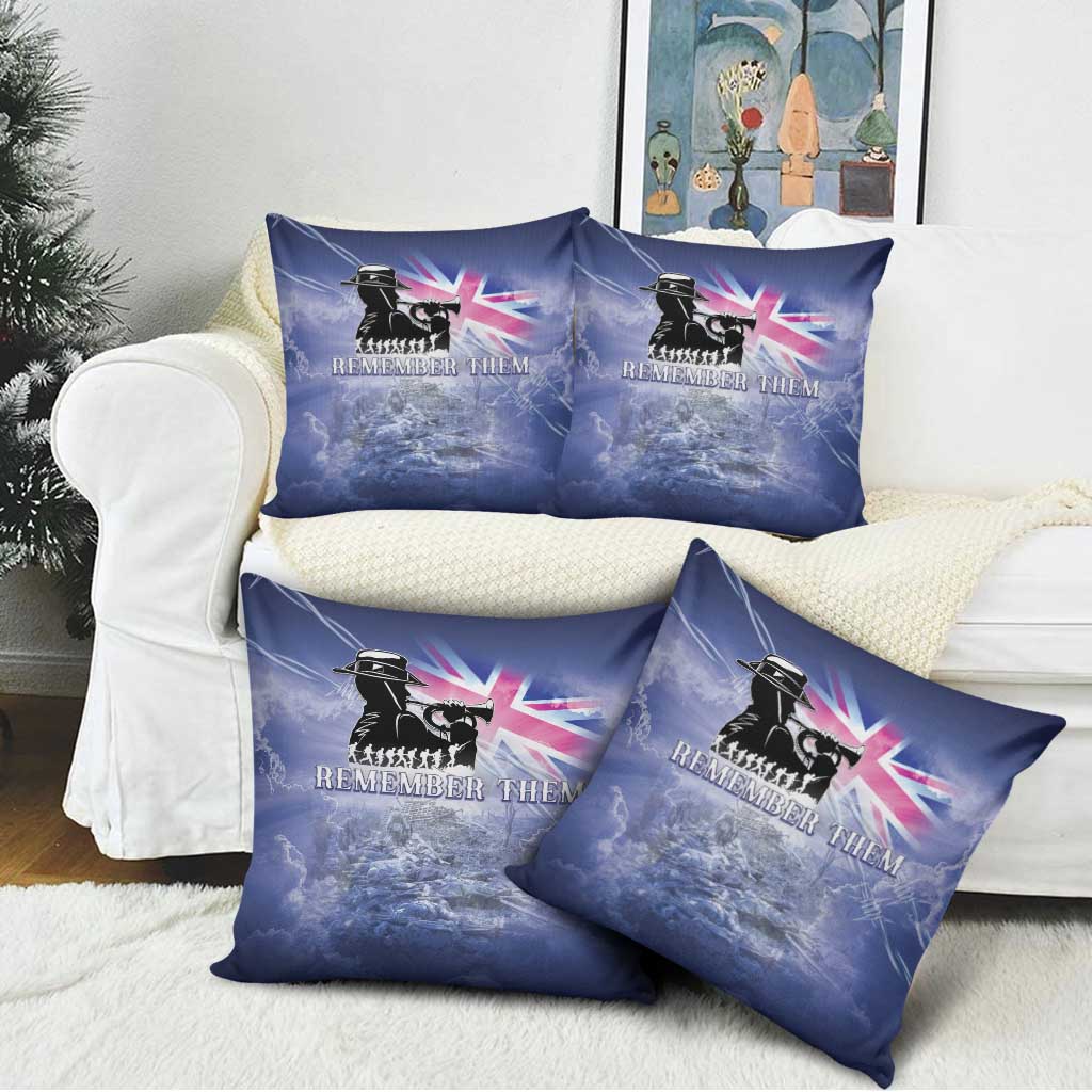Australia ANZAC Day Pillow Cover Battle Of Passchendaele Remember Them