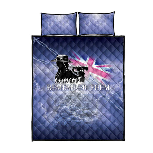 Australia ANZAC Day Quilt Bed Set Battle Of Passchendaele Remember Them
