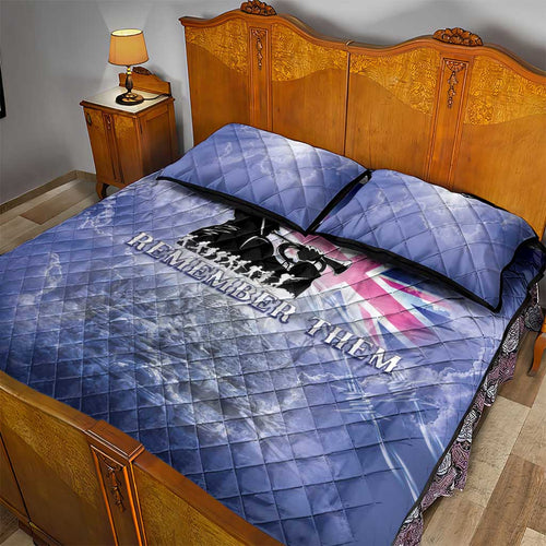 Australia ANZAC Day Quilt Bed Set Battle Of Passchendaele Remember Them