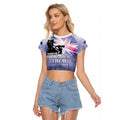 Australia ANZAC Day Raglan Cropped T Shirt Battle Of Passchendaele Remember Them