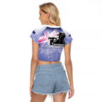 Australia ANZAC Day Raglan Cropped T Shirt Battle Of Passchendaele Remember Them