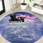 Australia ANZAC Day Round Carpet Battle Of Passchendaele Remember Them