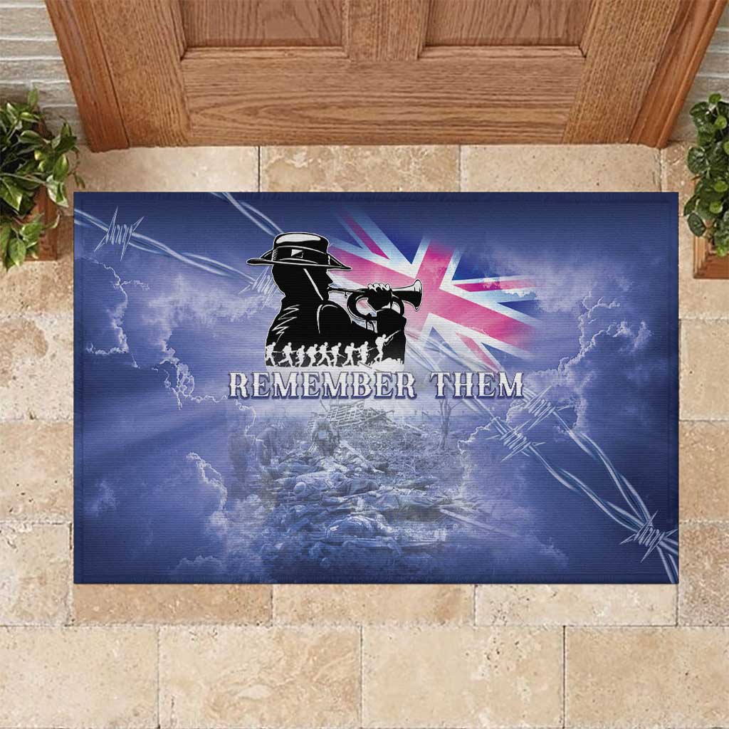 Australia ANZAC Day Rubber Doormat Battle Of Passchendaele Remember Them