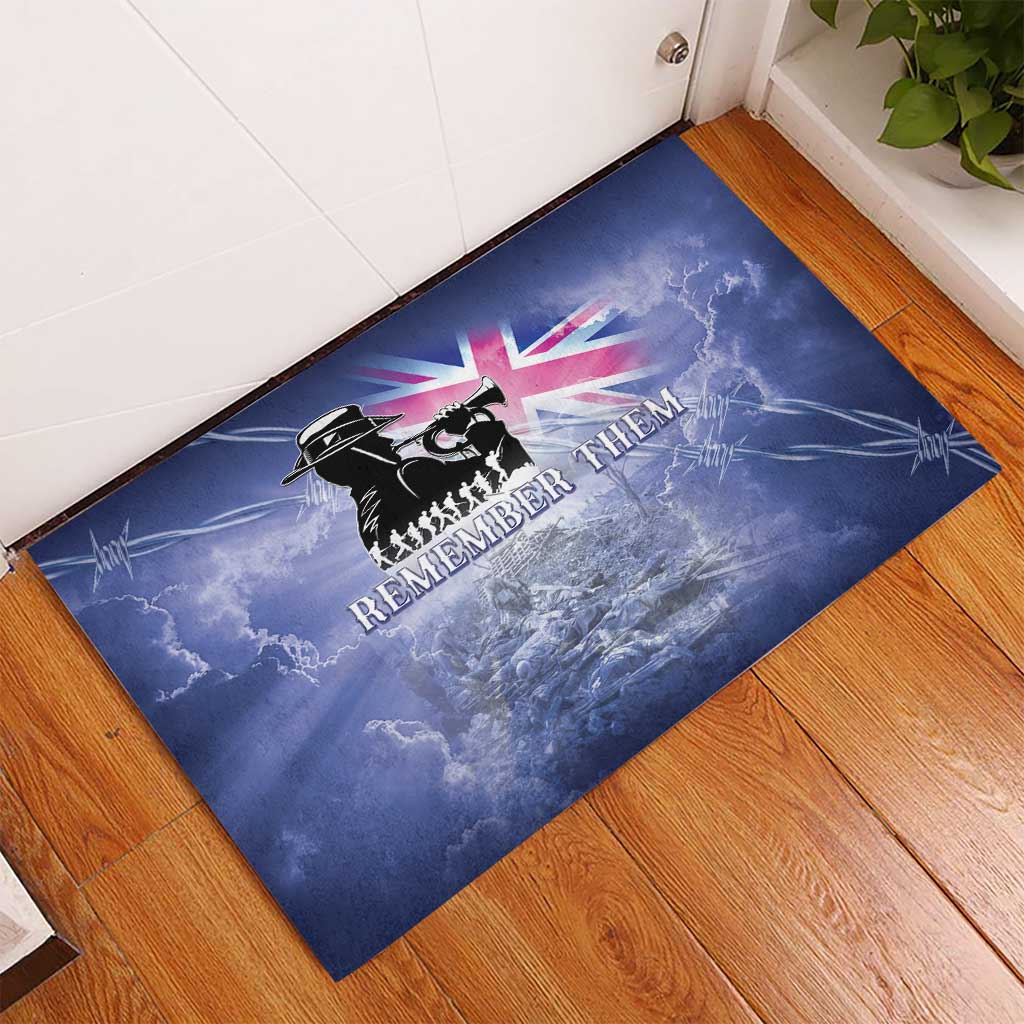 Australia ANZAC Day Rubber Doormat Battle Of Passchendaele Remember Them