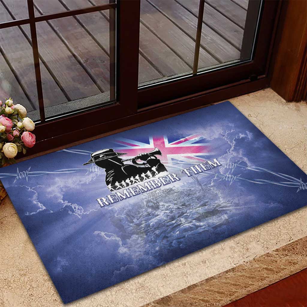 Australia ANZAC Day Rubber Doormat Battle Of Passchendaele Remember Them