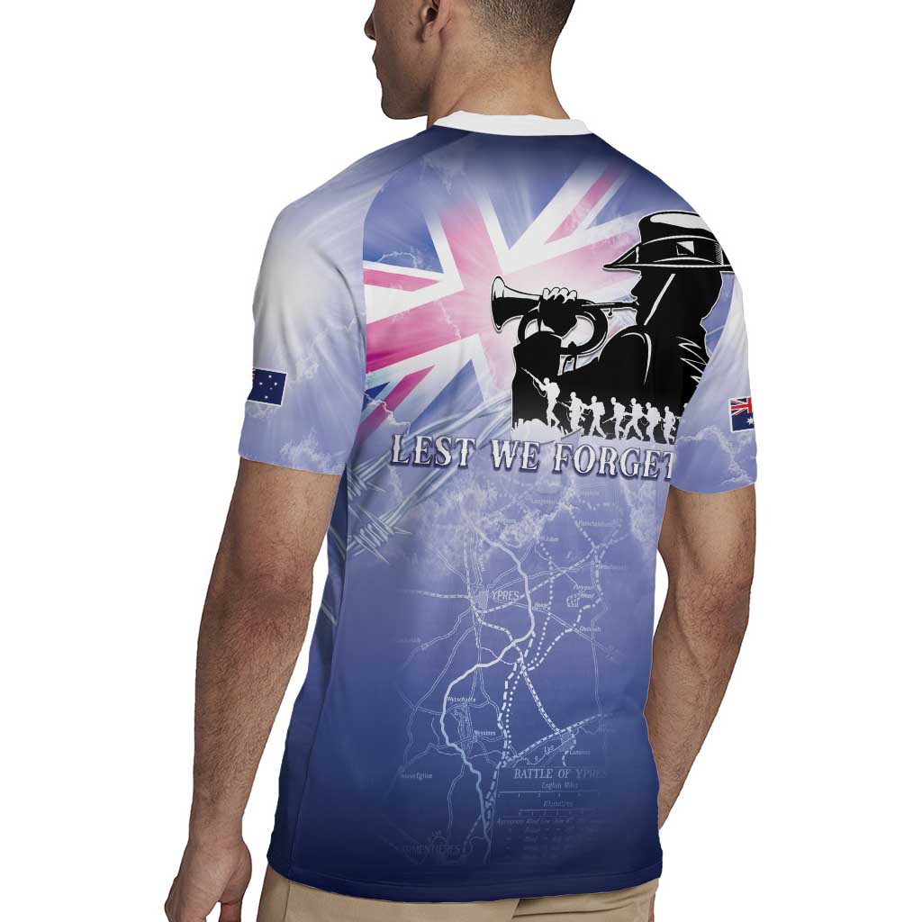 Australia ANZAC Day Rugby Jersey Battle Of Passchendaele Remember Them