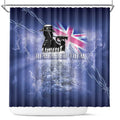 Australia ANZAC Day Shower Curtain Battle Of Passchendaele Remember Them