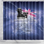 Australia ANZAC Day Shower Curtain Battle Of Passchendaele Remember Them