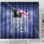 Australia ANZAC Day Shower Curtain Battle Of Passchendaele Remember Them