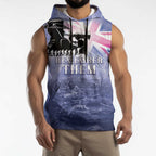 Australia ANZAC Day Sleeveless Hoodie Battle Of Passchendaele Remember Them