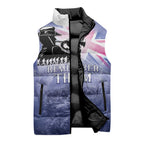 Australia ANZAC Day Sleeveless Puffer Jacket Battle Of Passchendaele Remember Them