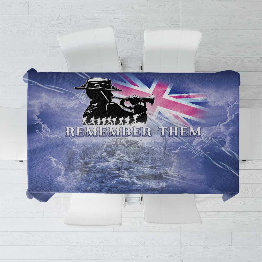 Australia ANZAC Day Tablecloth Battle Of Passchendaele Remember Them
