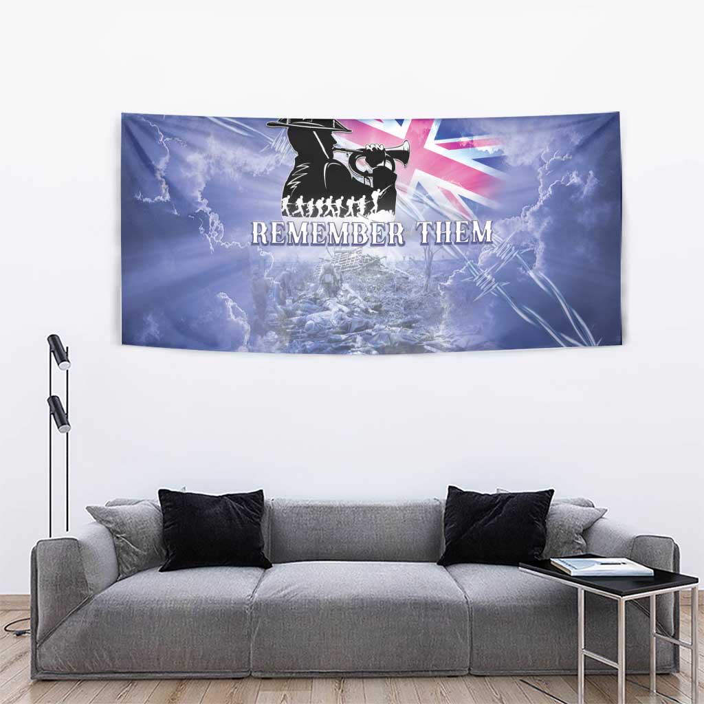 Australia ANZAC Day Tapestry Battle Of Passchendaele Remember Them