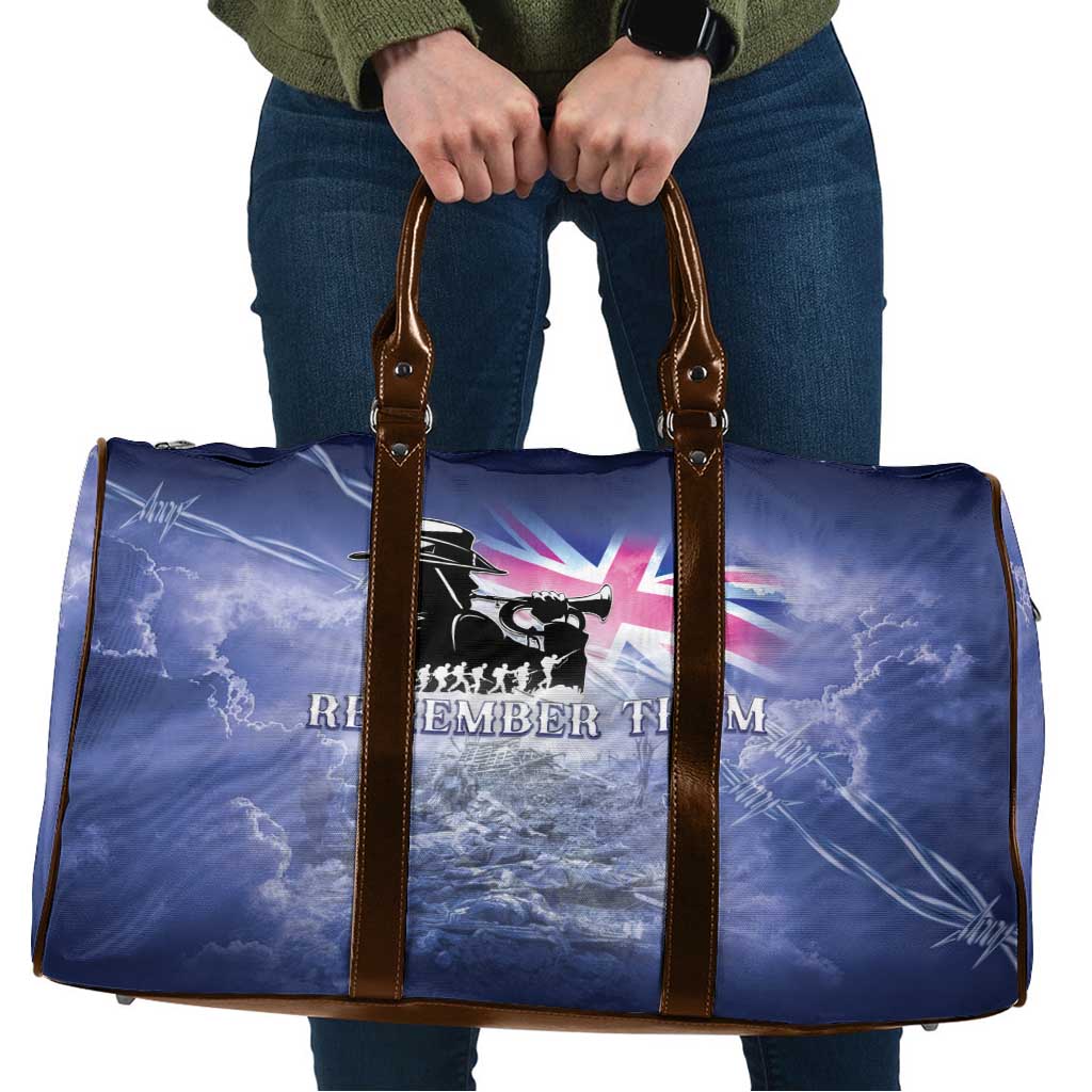 Australia ANZAC Day Travel Bag Battle Of Passchendaele Remember Them