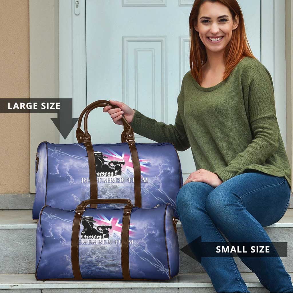 Australia ANZAC Day Travel Bag Battle Of Passchendaele Remember Them