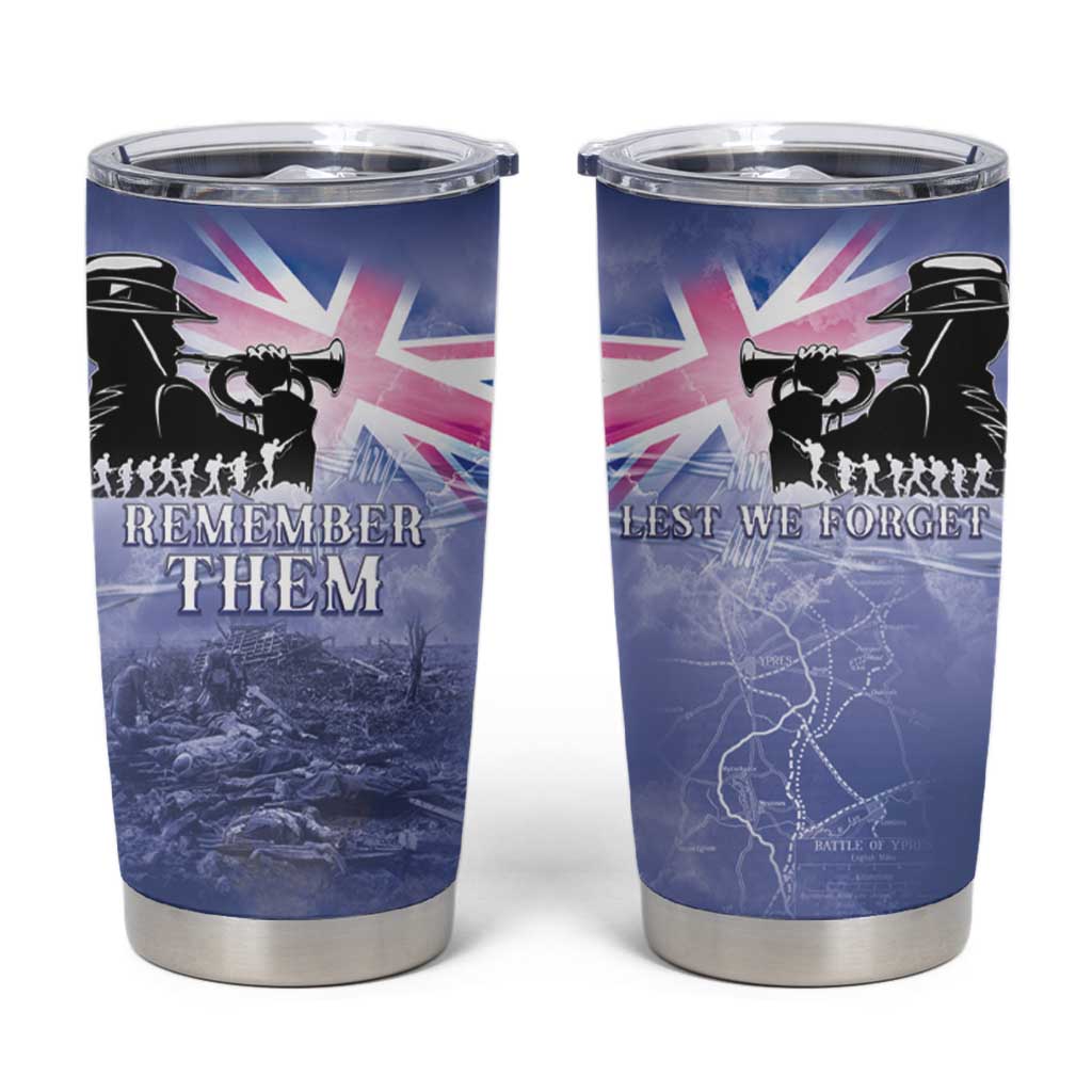 Australia ANZAC Day Tumbler Cup Battle Of Passchendaele Remember Them