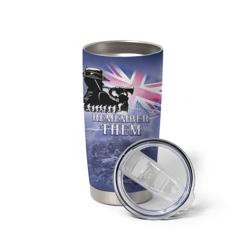 Australia ANZAC Day Tumbler Cup Battle Of Passchendaele Remember Them