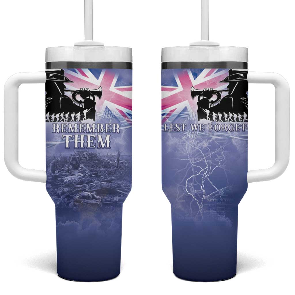 Australia ANZAC Day Tumbler With Handle Battle Of Passchendaele Remember Them