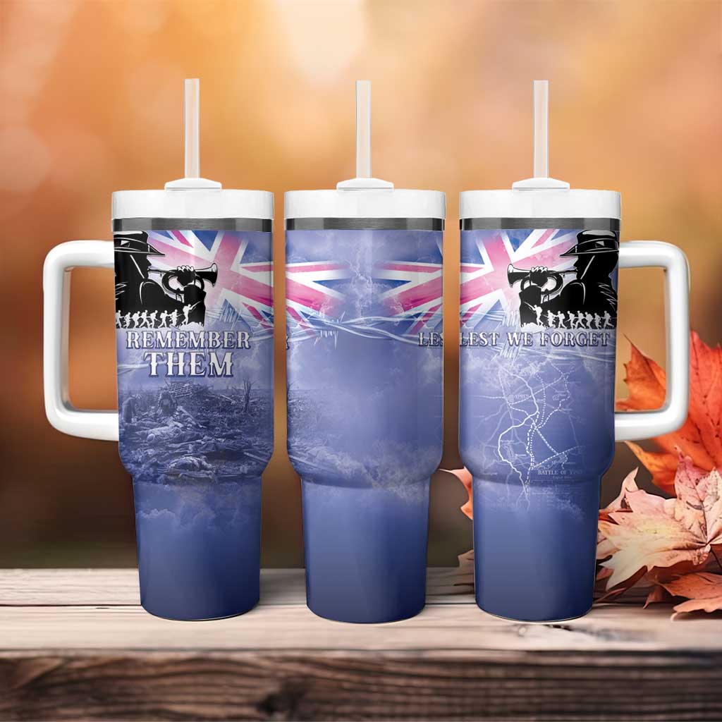 Australia ANZAC Day Tumbler With Handle Battle Of Passchendaele Remember Them