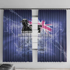 Australia ANZAC Day Window Curtain Battle Of Passchendaele Remember Them