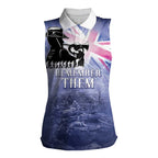 Australia ANZAC Day Women Sleeveless Polo Shirt Battle Of Passchendaele Remember Them