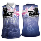 Australia ANZAC Day Women Sleeveless Polo Shirt Battle Of Passchendaele Remember Them