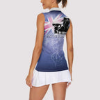 Australia ANZAC Day Women Sleeveless Polo Shirt Battle Of Passchendaele Remember Them