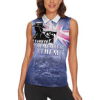 Australia ANZAC Day Women Sleeveless Polo Shirt Battle Of Passchendaele Remember Them