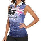 Australia ANZAC Day Women Sleeveless Polo Shirt Battle Of Passchendaele Remember Them