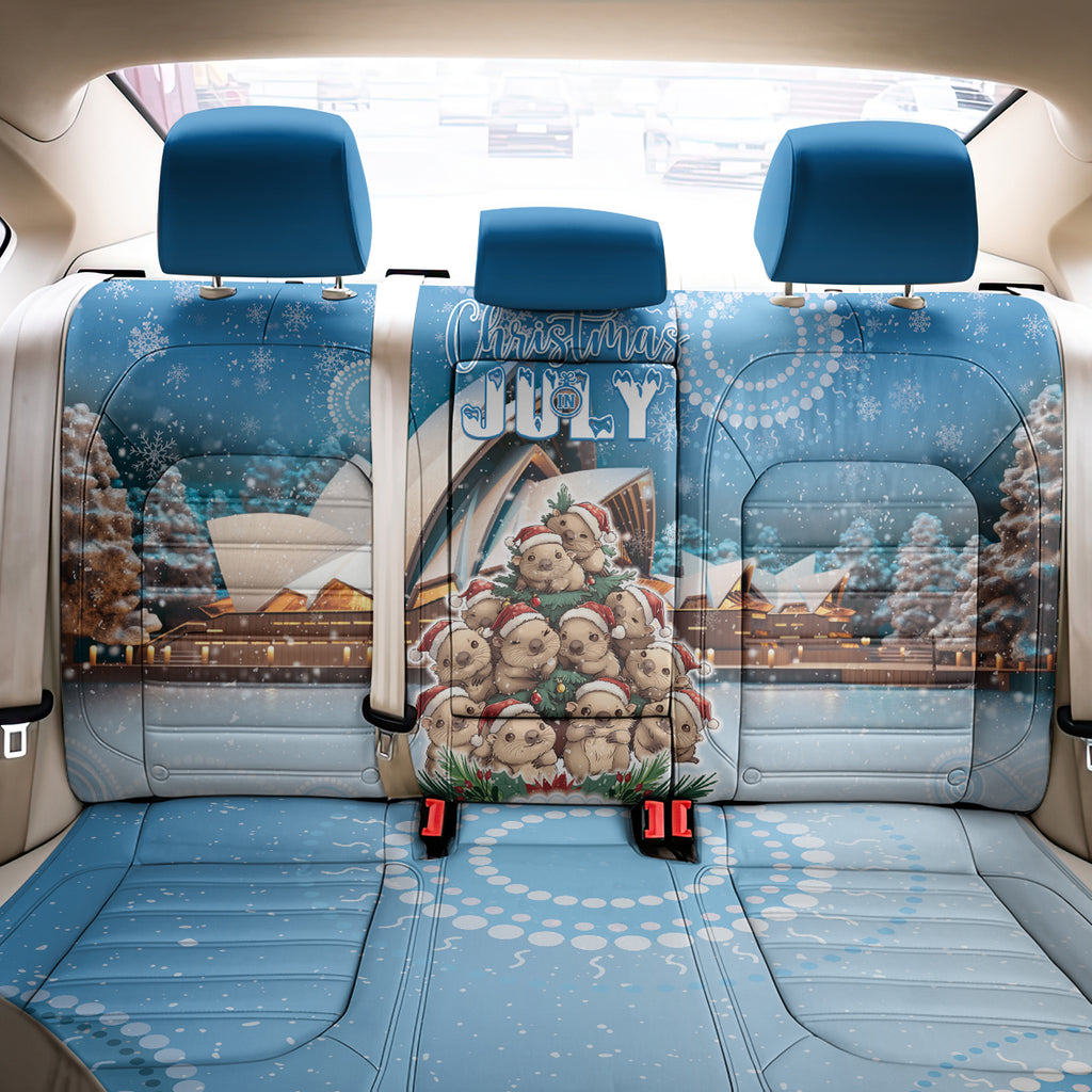 Australia Yulefest Back Car Seat Cover Cute Wombat Sydney Opera House