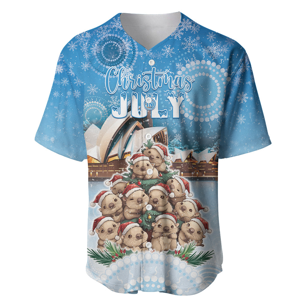 Personalised Australia Yulefest Baseball Jersey Cute Wombat Sydney Opera House