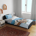 Australia Yulefest Bedding Set Cute Wombat Sydney Opera House