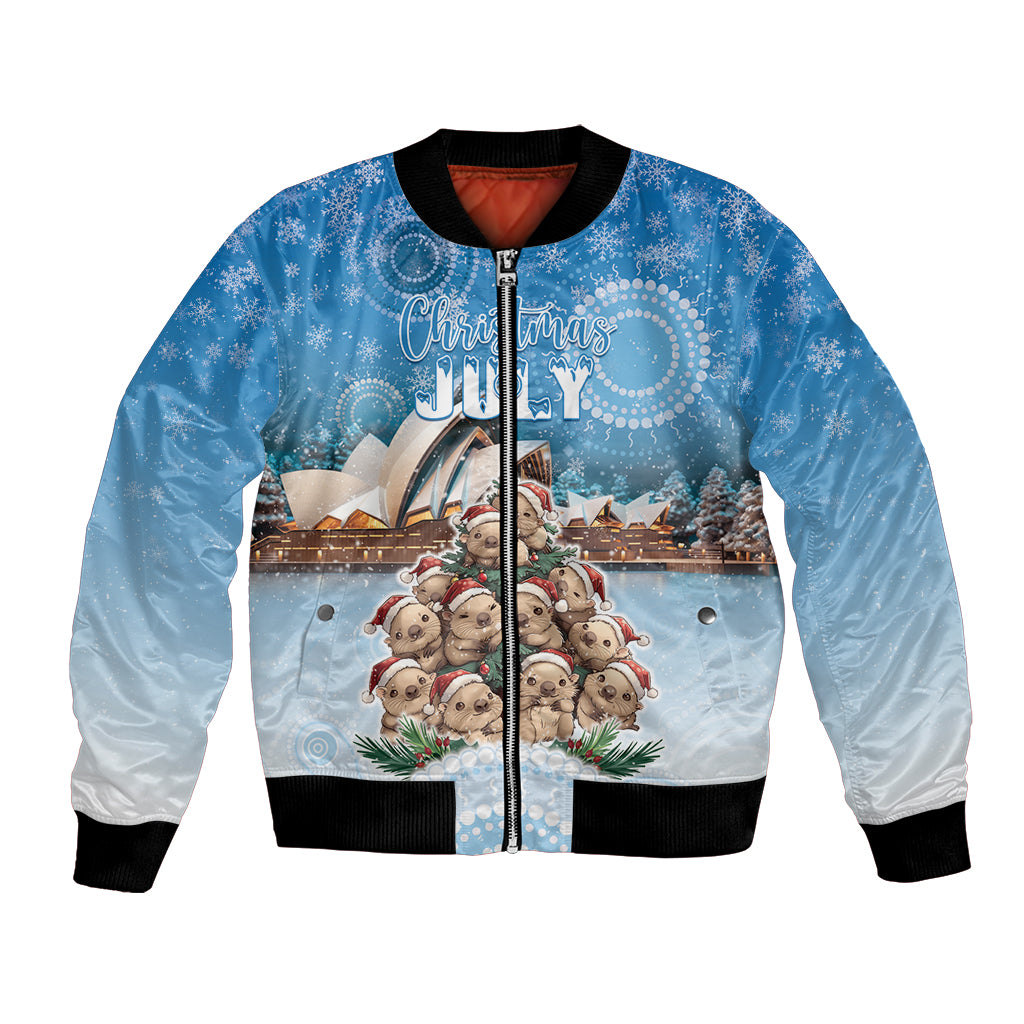 Personalised Australia Yulefest Bomber Jacket Cute Wombat Sydney Opera House