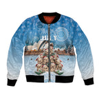 Personalised Australia Yulefest Bomber Jacket Cute Wombat Sydney Opera House