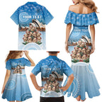 Personalised Australia Yulefest Family Matching Mermaid Dress and Hawaiian Shirt Cute Wombat Sydney Opera House