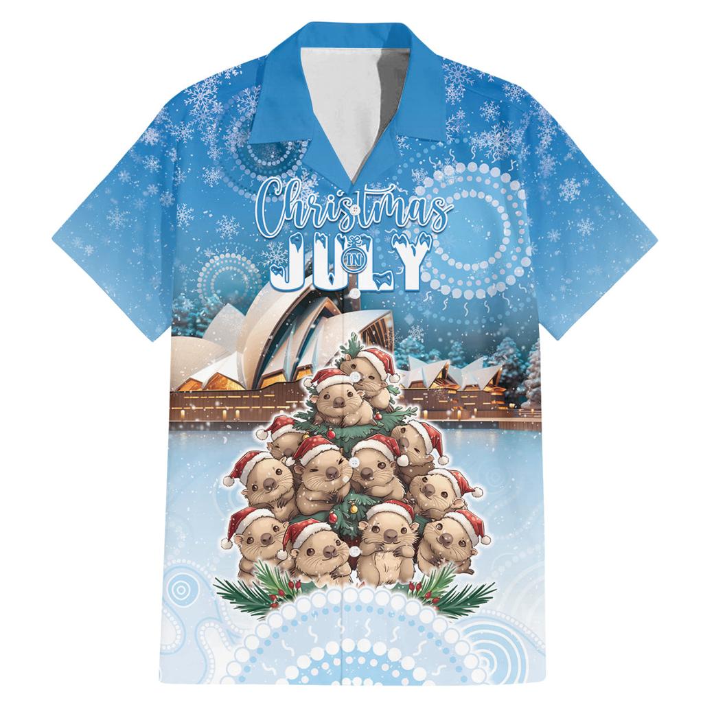 Personalised Australia Yulefest Family Matching Mermaid Dress and Hawaiian Shirt Cute Wombat Sydney Opera House