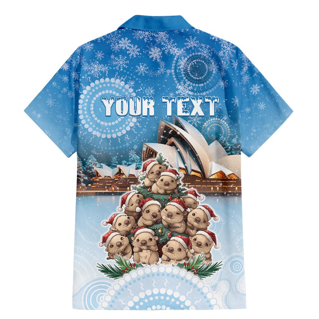 Personalised Australia Yulefest Family Matching Mermaid Dress and Hawaiian Shirt Cute Wombat Sydney Opera House