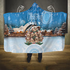 Australia Yulefest Hooded Blanket Cute Wombat Sydney Opera House