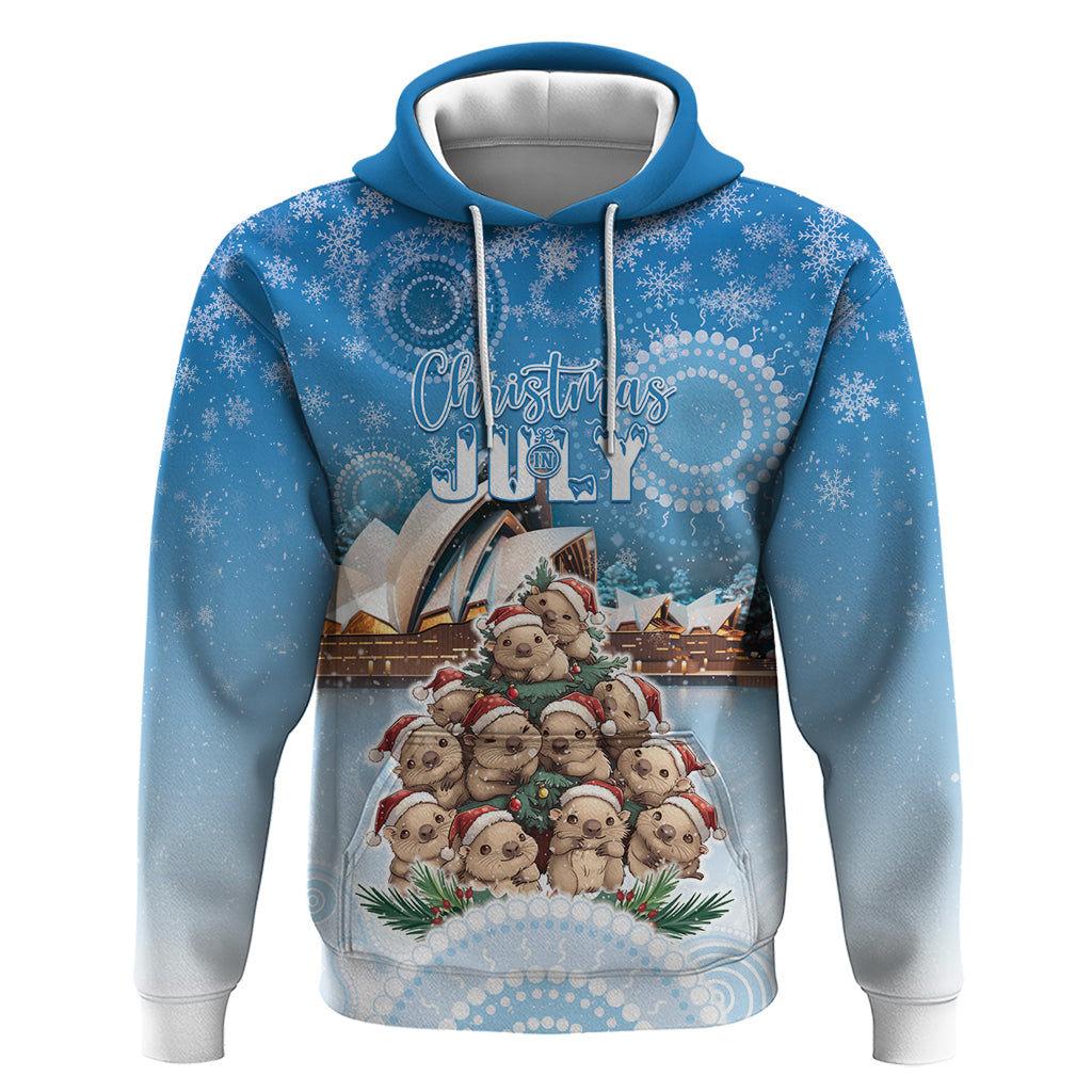 Personalised Australia Yulefest Hoodie Cute Wombat Sydney Opera House