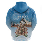 Personalised Australia Yulefest Hoodie Cute Wombat Sydney Opera House
