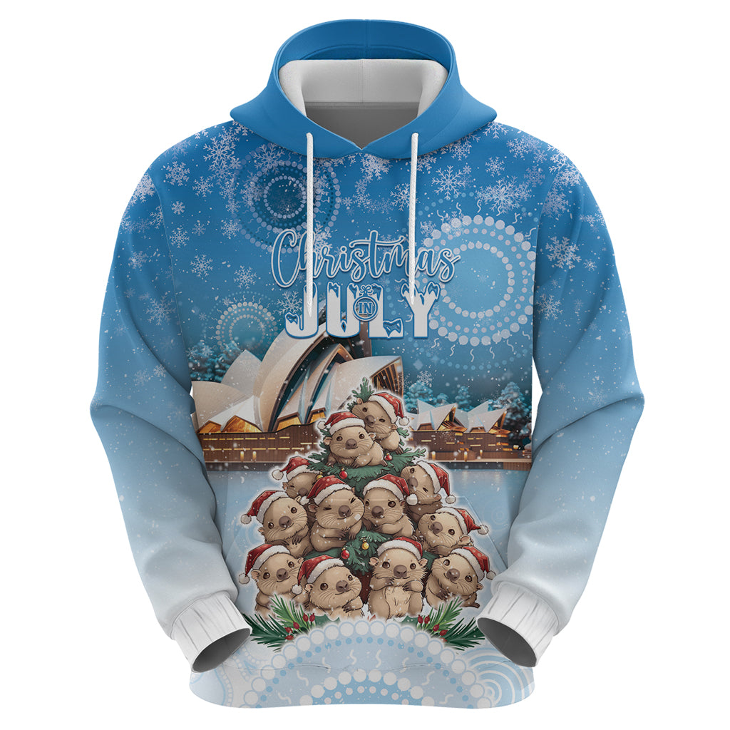 Personalised Australia Yulefest Hoodie Cute Wombat Sydney Opera House