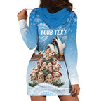 Personalised Australia Yulefest Hoodie Dress Cute Wombat Sydney Opera House