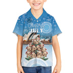 Personalised Australia Yulefest Kid Hawaiian Shirt Cute Wombat Sydney Opera House
