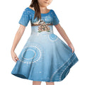Personalised Australia Yulefest Kid Short Sleeve Dress Cute Wombat Sydney Opera House