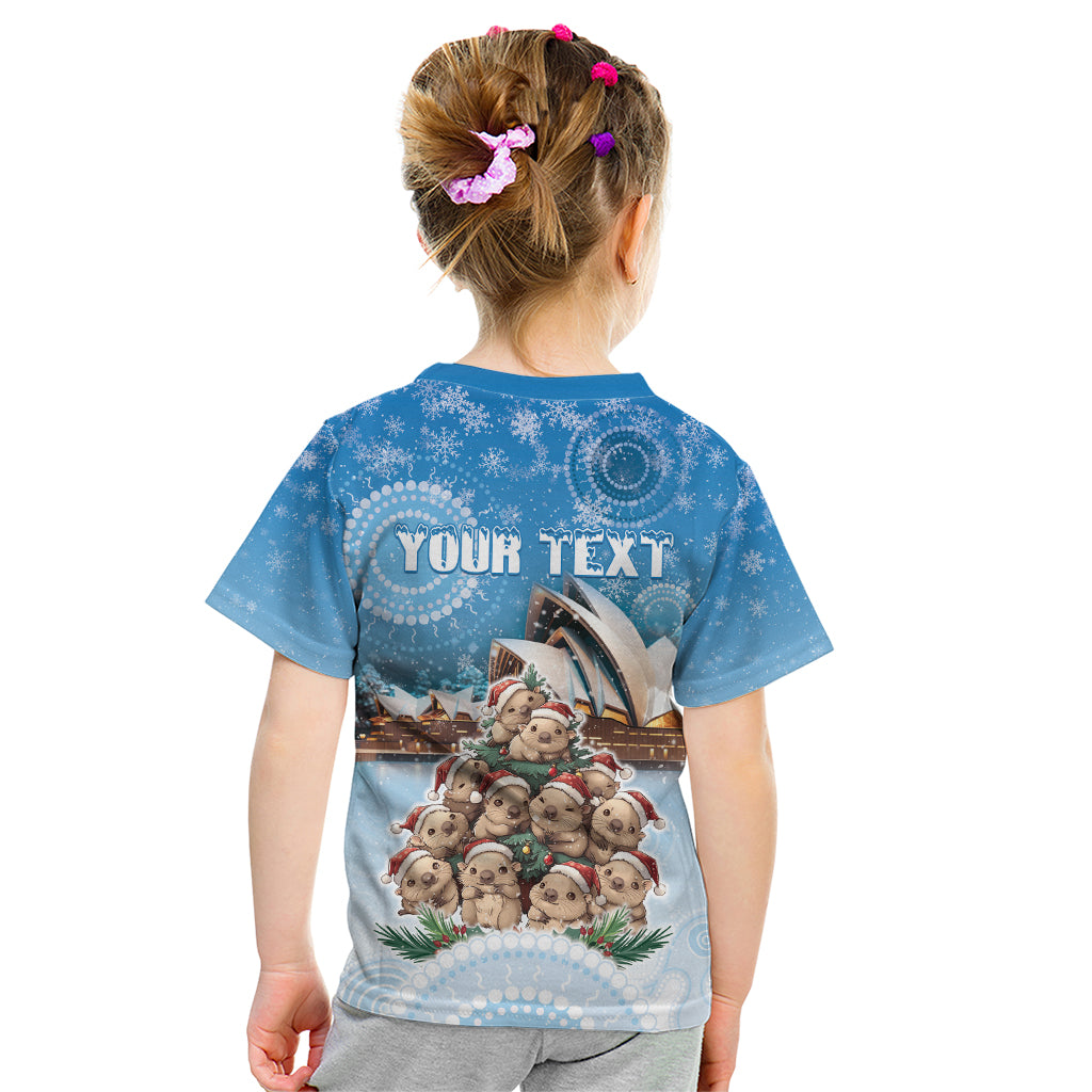 Personalised Australia Yulefest Kid T Shirt Cute Wombat Sydney Opera House
