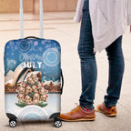 Australia Yulefest Luggage Cover Cute Wombat Sydney Opera House