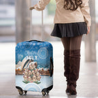 Australia Yulefest Luggage Cover Cute Wombat Sydney Opera House