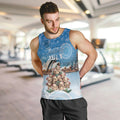 Personalised Australia Yulefest Men Tank Top Cute Wombat Sydney Opera House